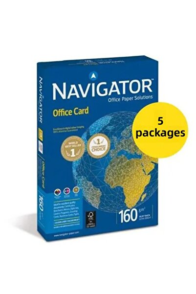 NAVİGATÖR A4 Weight Copy Paper 160 Gsm 250 X 5 Packs