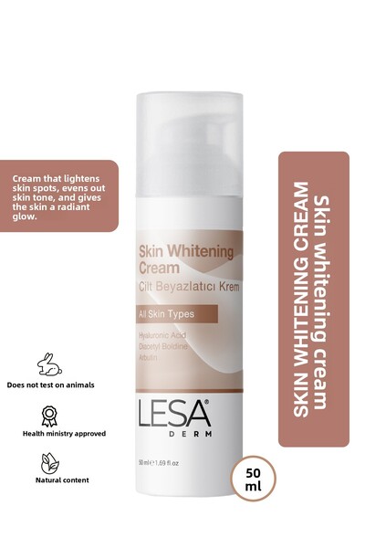 Lesaderm كريم تبييض البشرة يضفي إشراقة على البشرة ويقاوم ظهور العيوب وعدم توح...