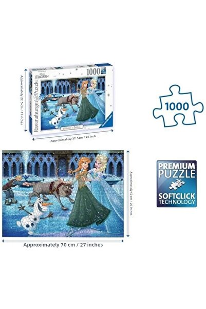 RAVENSBURGER لغز للكبار من سلسلة فروزن (الثلج) رقم 164882، 1000 قطعة