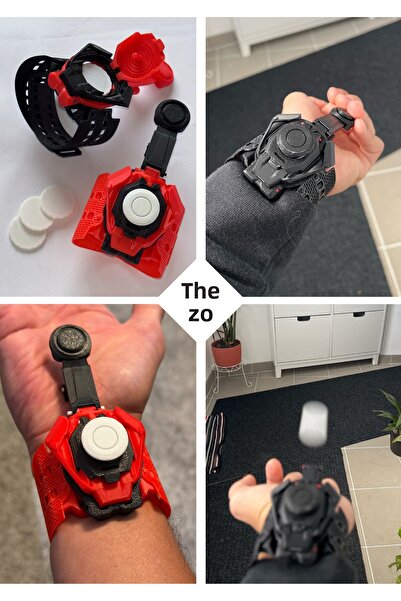 DEOZ3D قاذف قرص العنكبوت - موديل الجيل الجديد المطور مع آلية إطلاق ثلاثية (مج...