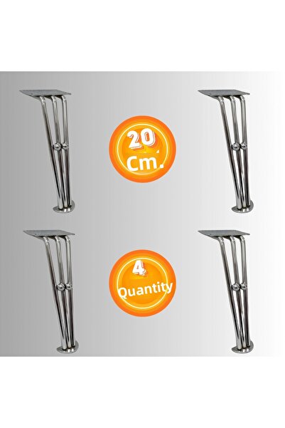 CAN METAL PIECE DE PENTRU FURNITURĂ CU MARGELE DE METAL DE 20 CM PIECE DE PEN...