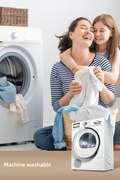 LADYNİL Micro Zippered Pillow Protector Mattress Cover 2 Pieces 100% Cotton |   Liquid Proof |   White - 50X70 cm