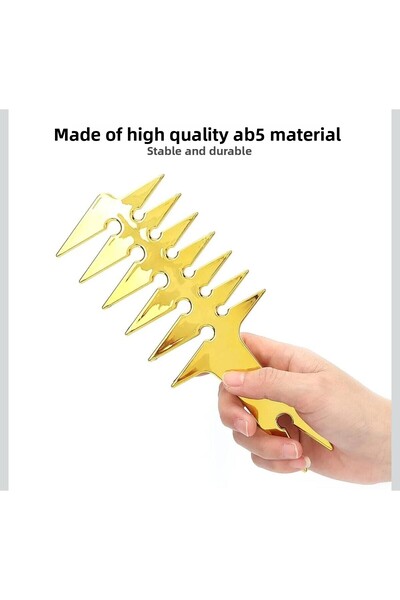 mirenza cosmetic Χτένα για styling μαλλιών ευρείας εμβέλειας Gold Wax Comb Χτένα σχήματος 3 λειτουργιών