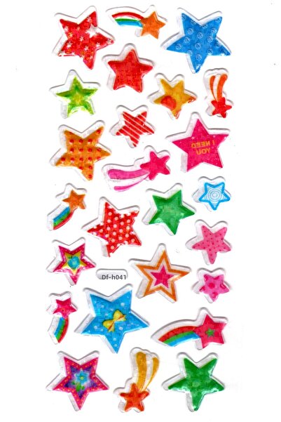 Limmy Autocolant luminos cu model de comete de 18x9 cm - Etichetă pentru plan...