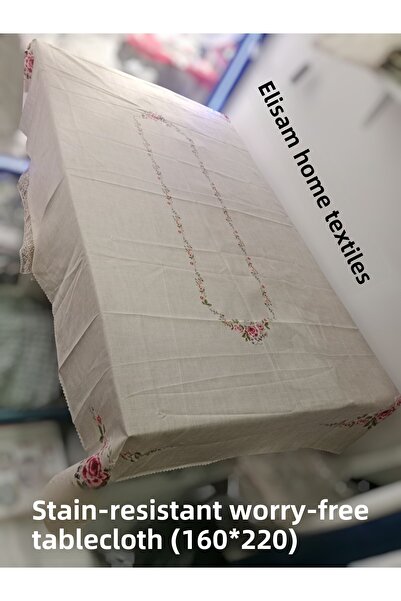 Elisam Stain-Resistant, Worry-Free Tablecloth