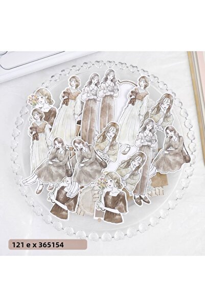 İthal Set de autocolante pentru fete și cadru W2-36 - Culoare: Albastru