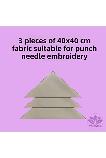 LİLYHOBBYLAND Punch Embroidery Starter Kit – All Materials Included-Vibrant