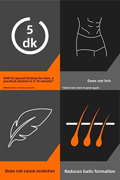 Veet Hair Removal Cream Set for Men Men's Private Areas 100+50ml for All Skin Types