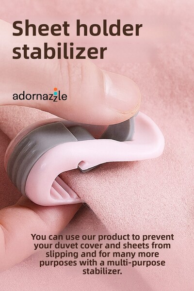 adornazzle Κλιπ για παπλωματοθήκη, Σετ κλιπ για παπλωματοθήκη χωρίς βελόνες