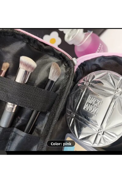 Marmara Makeup Bag Pink Patterned Good Looking Practical