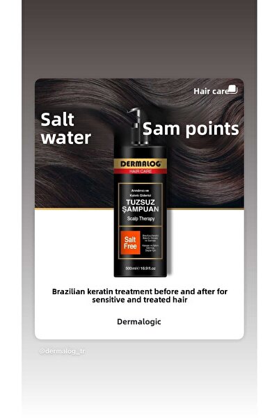 DERMALOG Purifying Salt-Free Shampoo - Salt & Sulfate Free 500 ml