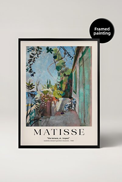 House Gorgeous Henri Matisse Pictură înrămată The Terrace St Tropez