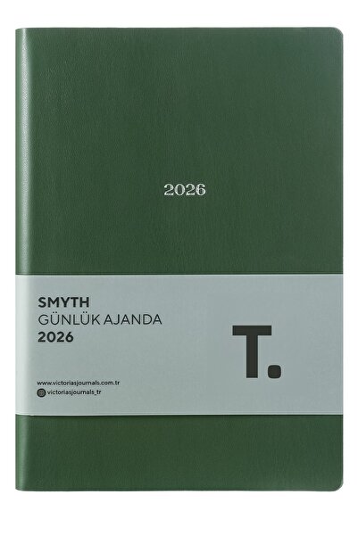 Victoria's Journals Smyth 2026 Daily Agenda A5 (14X21Cm) Flexible Cover Ivory 80 Gr.