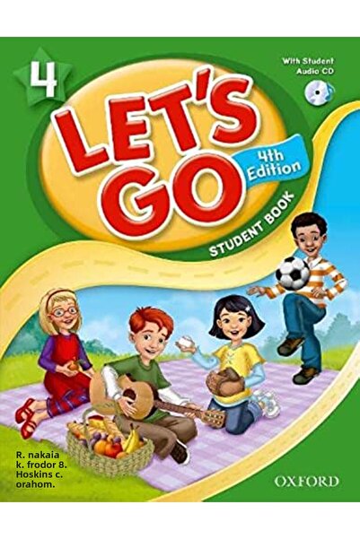 OXFORD UNIVERSITY PRESS كتاب Let's Go 4 للطلاب مع حزمة أقراص مضغوطة صوتية