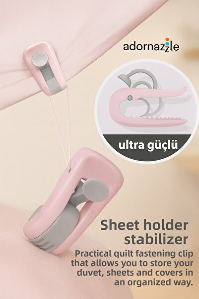 adornazzle Κλιπ για παπλωματοθήκη, Σετ κλιπ για παπλωματοθήκη χωρίς βελόνες