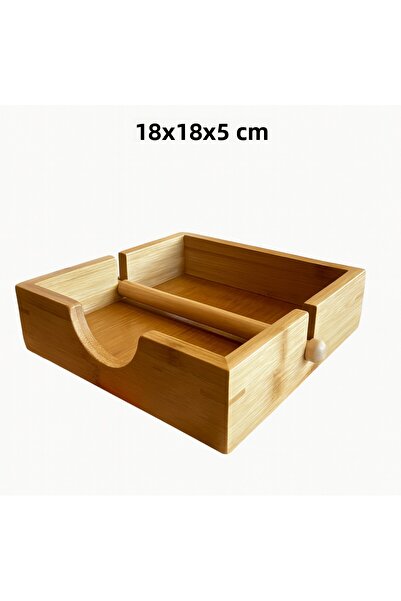 ADA Ahşap oyma ve çerçevecilik Bamboo Napkin Holder