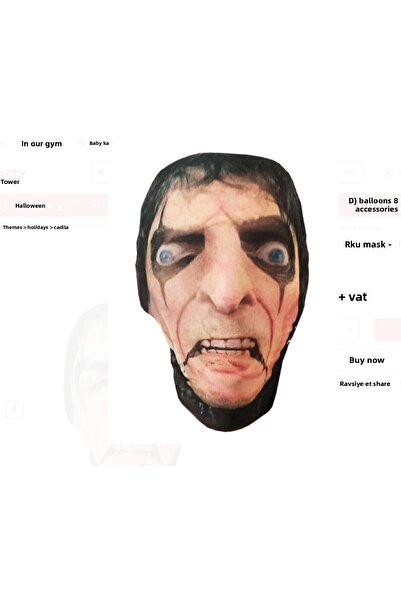 Partifabrik Halloween Horror Mask Transparent Doctor Octopus