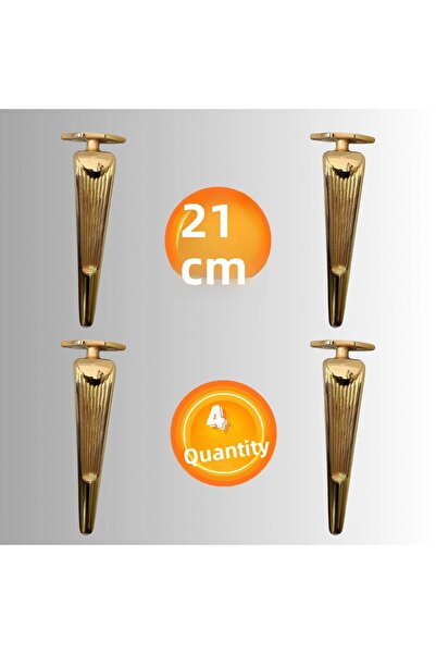 CAN METAL Picioare pentru scaune din metal de 21 cm, picioare pentru mobilier...