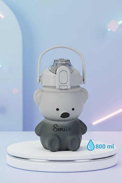 hak-iş oyuncak زجاجة مياه سوداء سعة 800 مل - مع زجاجة مياه وشكل زجاجة مياه تي...