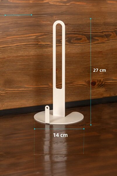 VENON White Flat Model Metal Towel Napkin Holder - Paper Towel Holder - Tabletop Napkin Holder Roll Towel Holder