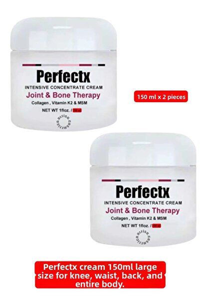 ULFİSU COSMETİCO كريم بيرفكتكس 2 قطعة - حجم كبير 150 مل للجسم بالكامل