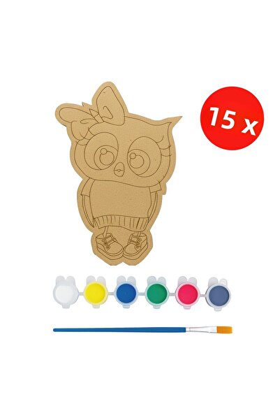 KİDOSE لوحة رسم البومة الخشبية - نشاط جماعي - نشاط تعليمي في الفصل الدراسي وا...