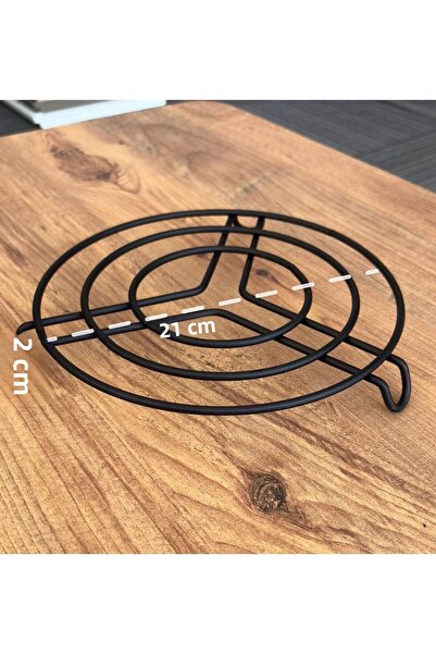 Qerhome Round Minimalist Heat Resistant Trivet - Kitchen and Table Placemat