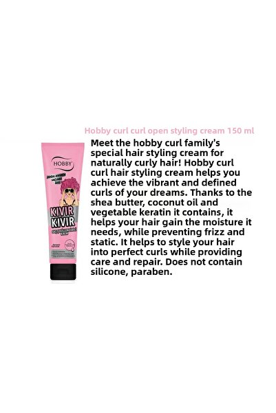 Hobby Kivir Kivir Hair Care Series2, Shampoo, Conditioner, Jelly and Hair Styling Cream