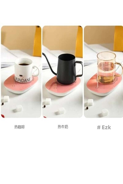 lstri Lucky Designed Electric Heated Lid Warm Keeping Warmer Coffee Mug Cup Cup (with Plug)