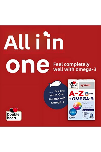 Doppelherz System A-Z + Omega-3 30 Capsules