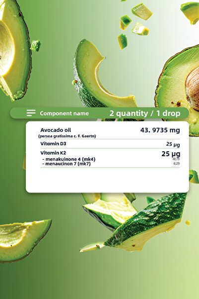 MORE THAN Avocado D3K2 20 ml Drops