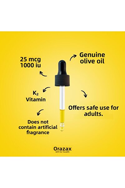 Orzax Ocean D3K2 Drops 20 ml (Second 50%) + Ocean Extramag 90 Tablets