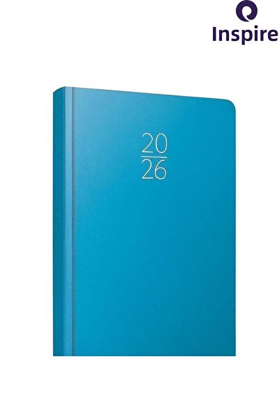 inkspire 2026 Agenda Faux Leather Bound 17X24 cm Lined 1 Piece Daily Yearly Planner 2026 Year Agenda
