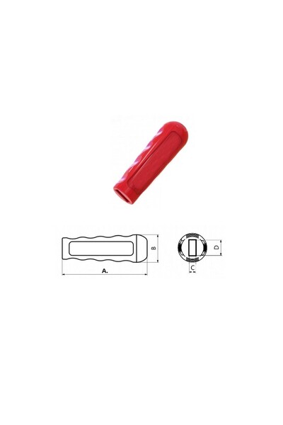 Sedef 901-5-K Handle Red 23873
