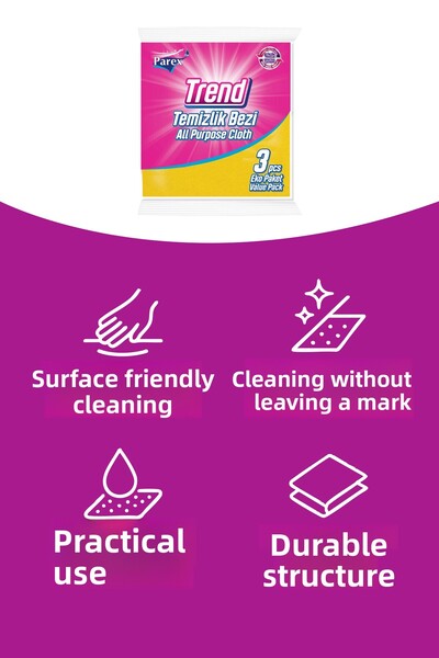 Parex Trend Cleaning Cloth 3 Pieces