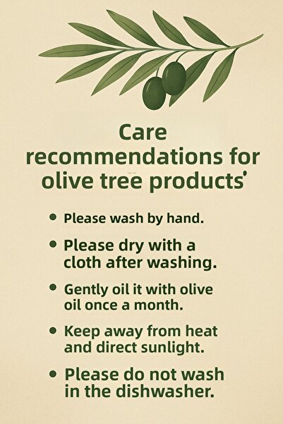 Ülgenev 1 Piece 100% Natural Olive Tree Spoon – 23 cm Handmade, Suitable for Sauce and Salad, Does Not Scratch