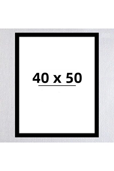 AS TİCARET 40X50 Frame (Without Poster) - Black