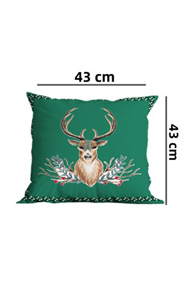 Belle Benoit 6 τεμάχια Πρωτοχρονιάτικο μοτίβο, Διακοσμητική ψηφιακή εκτύπωση διπλής όψης, Μαξιλαροθήκη, Κάλυμμα μαξιλαριού, με φερμουάρ