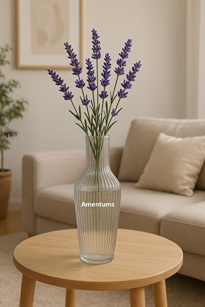 Amentes New Style Decorative Vase Translucent Glass