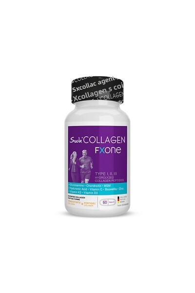 Suda Collagen أقراص فكسون تيب I-II-III كولاجين 60 قرص 3 قطع