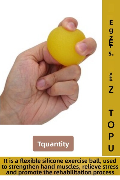 Wintoup كرة تقوية الأصابع والمعصم من السيليكون المرنة للعلاج الطبيعي وإعادة ا...