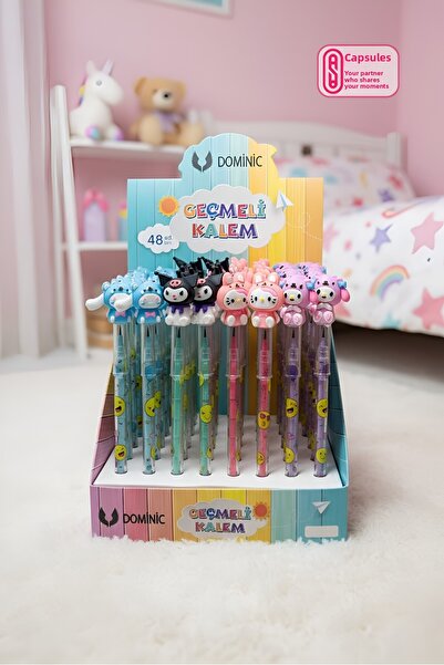 caps office 4-Piece Egg-Laying Pen Set – Hello Kitty, Kuromi, My Melody, and ...