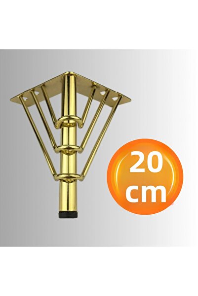 CAN METAL Picioare din metal cu 3 fire de 20 cm pentru scaun, mobilă, unitate...