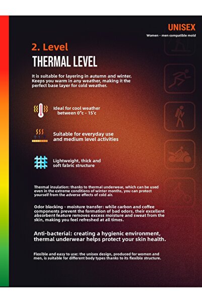 Blackspade Θερμικό Unisex T-Shirt 2ο Επίπεδο - Μαύρο 9258