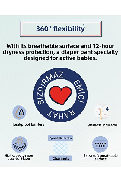 Paddlers Diaper Panties Size 4 Maxi 90 Pieces (7-14 kg) Extra Opportunity Package