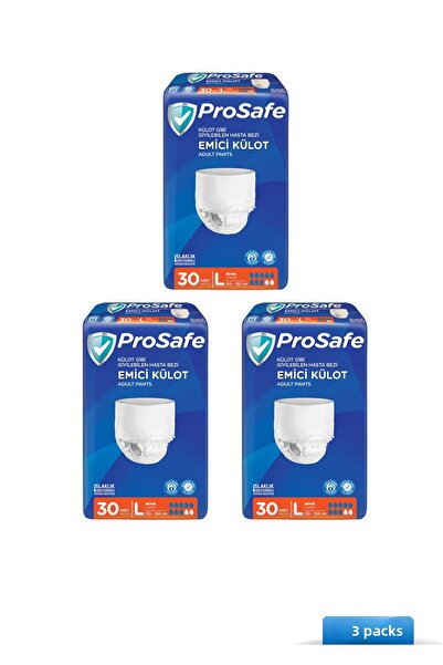 PROSAFE Large Textile Surface Absorbing Panties - 3 Pack of 30 90 Pieces