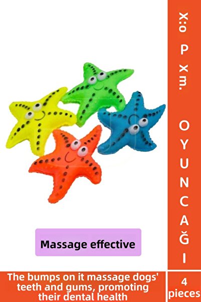 Wintoup Pet Dog Teeth Cleaning Scratching Massage Engaging Starfish Figure Ch...