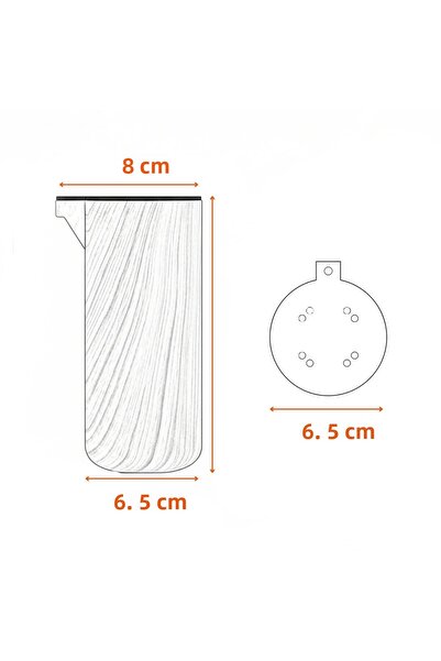 Badem10 Plastic Terra Kubik Fag Bej 15 cm Mobilier Canapea Fotoliu Pat Baza de pat Picior de ridicare Picioare