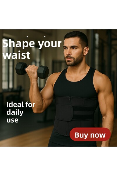 Norcia Sports مشد الخصر الحراري للرجال لشد وتنحيف وتخسيس الوذمة