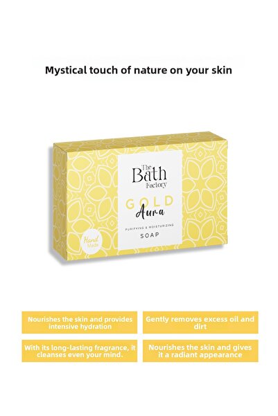 THE BATH FACTORY Hydratační mýdlo na ruce a tělo - zlatá aura